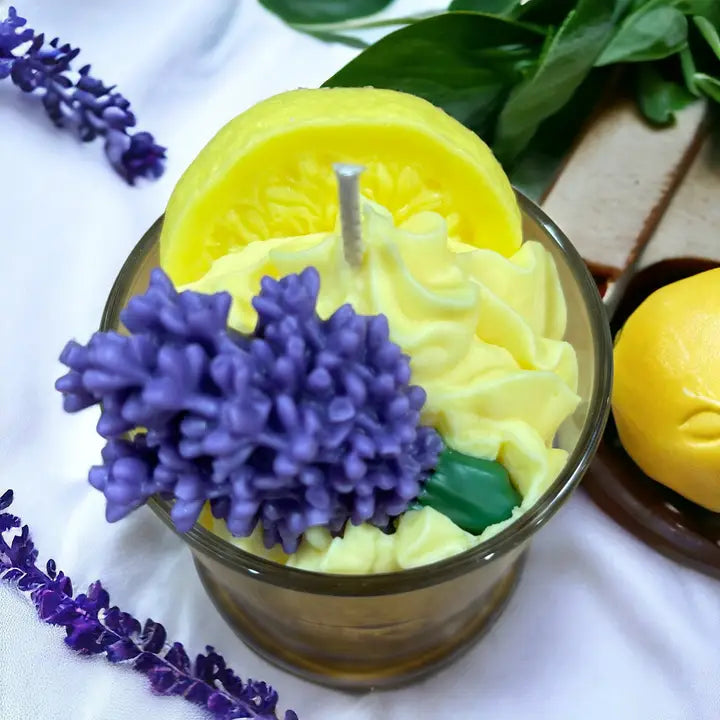 Lavender Lemon Dessert Candle