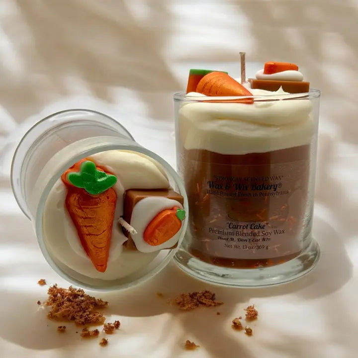 Carrot Cake Dessert Candle