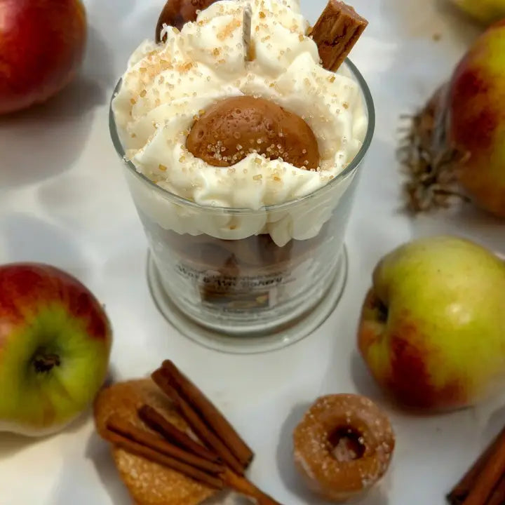 Apple Cider Donut Dessert Candle