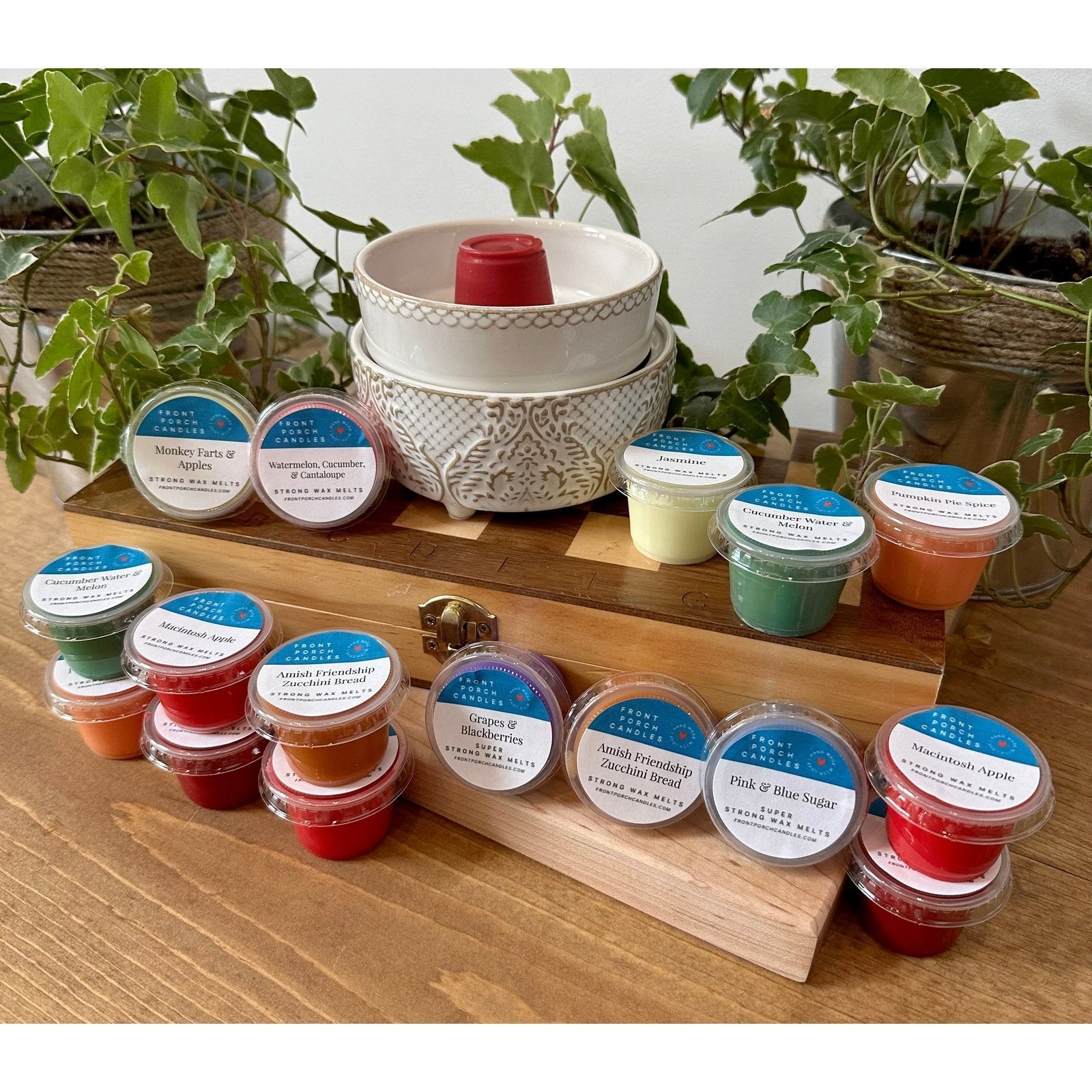 Caribbean Individual Wax Melt Cups – Front Porch Candles