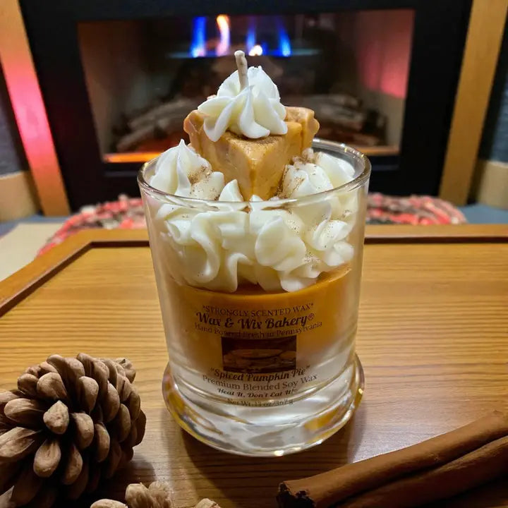 Spiced Pumpkin Pie Dessert Candle