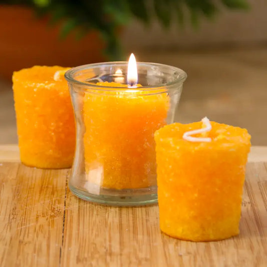 Orange Cranberry 3 Pack Votive Candles