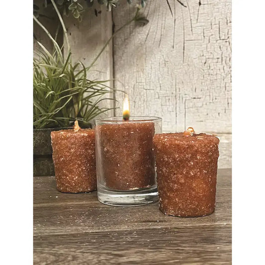 Salted Caramel Rum 3 Pack Votive Candles