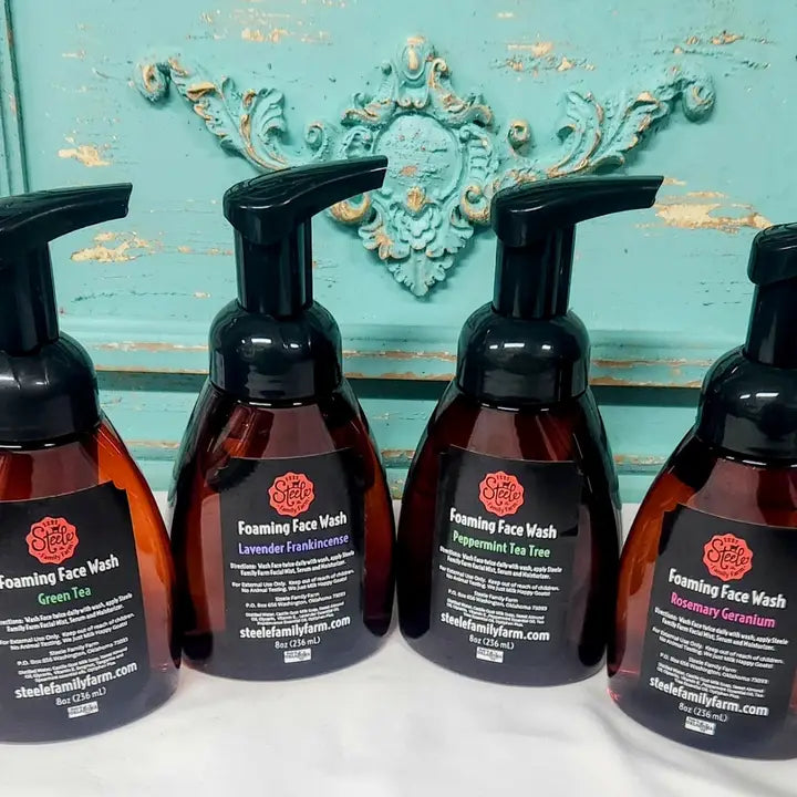 Goat Milk Foaming Facial Wash- Choose Essential Oil Blend