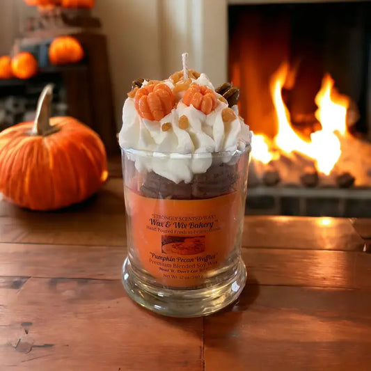 Pumpkin Pecan Waffles Dessert Candle