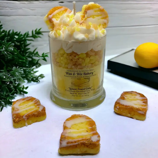 Lemon Pound Cake Dessert Candle