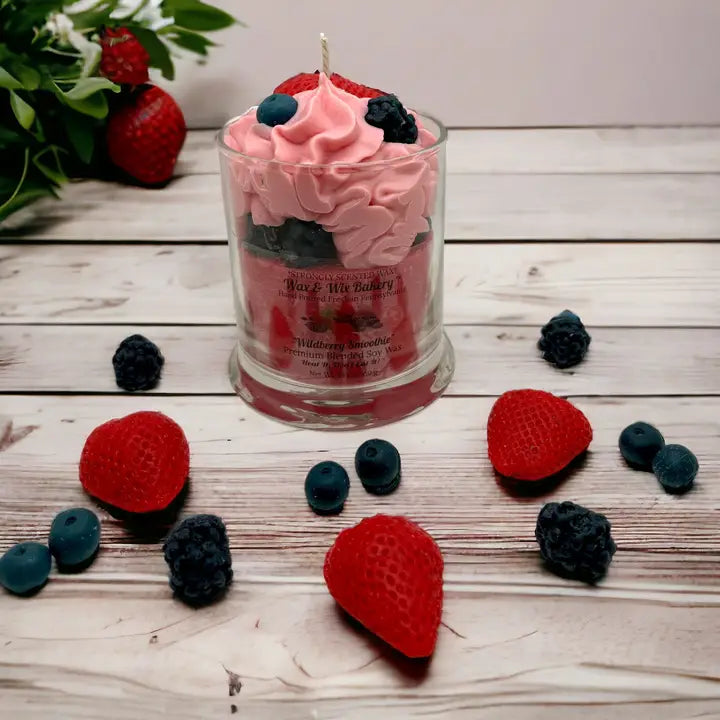 Wildberry Smoothie Dessert Candle