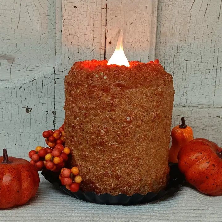 Pumpkin Crumb Cake Electric Candle