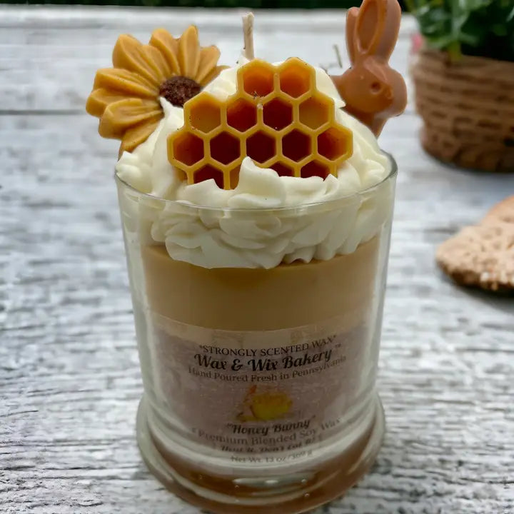 Honey Bunny Dessert Candle