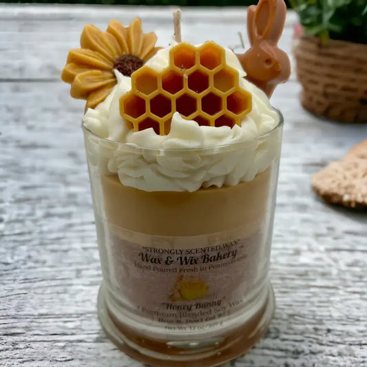 Honey Bunny Dessert Candle