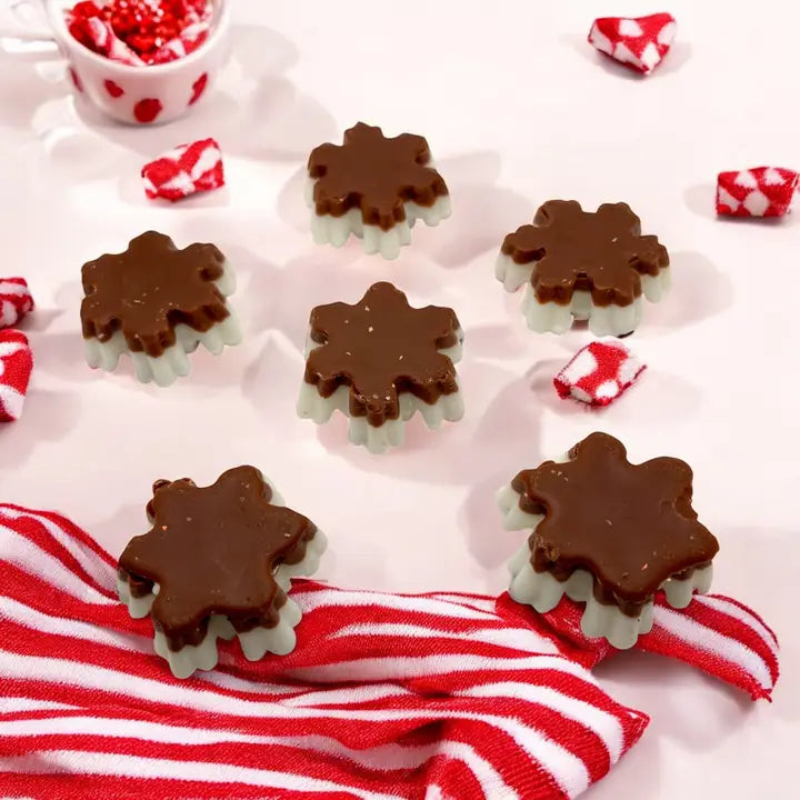 Peppermint Mocha Snowflake Dessert Wax Melts