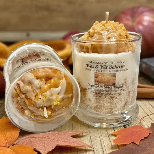 Pumpkin Spice Muffin Dessert Candle