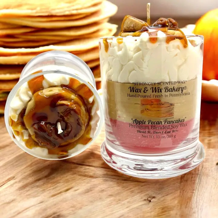 Apple Pecan Pancake Dessert Candle