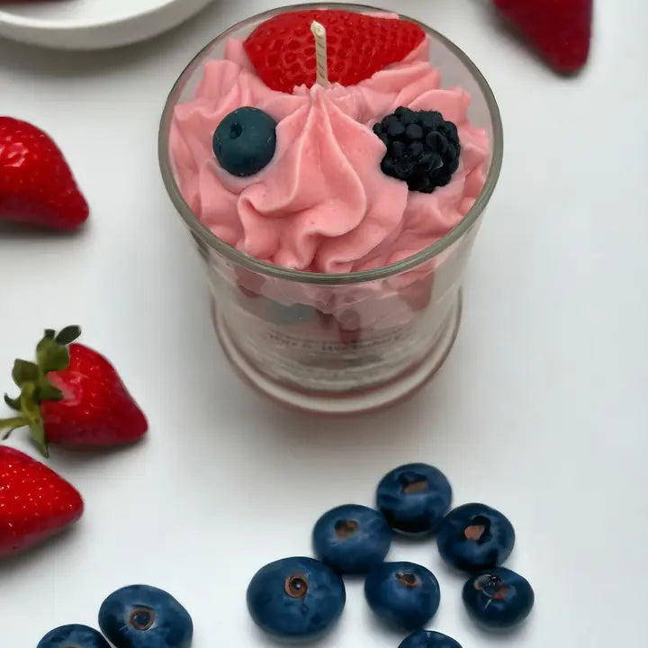 Wildberry Smoothie Dessert Candle