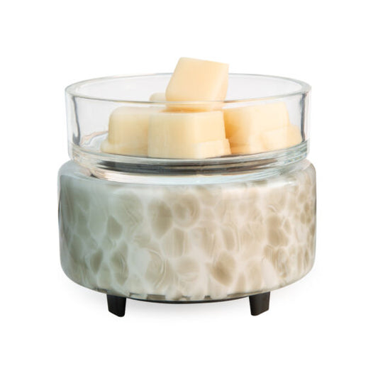 Swirl Glass Hot Plate Wax Warmer