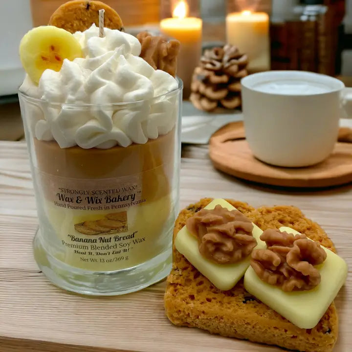 Banana Bread Dessert Candle