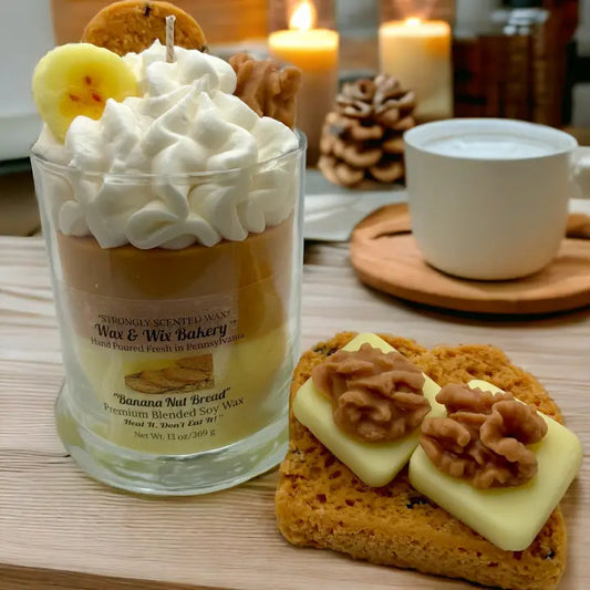 Banana Bread Dessert Candle