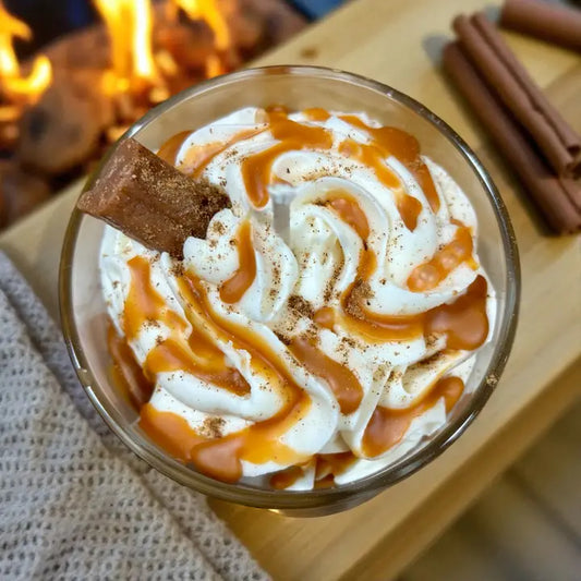 Caramel Pumpkin Latte Dessert Candle