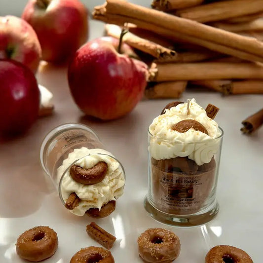 Apple Cider Donut Dessert Candle