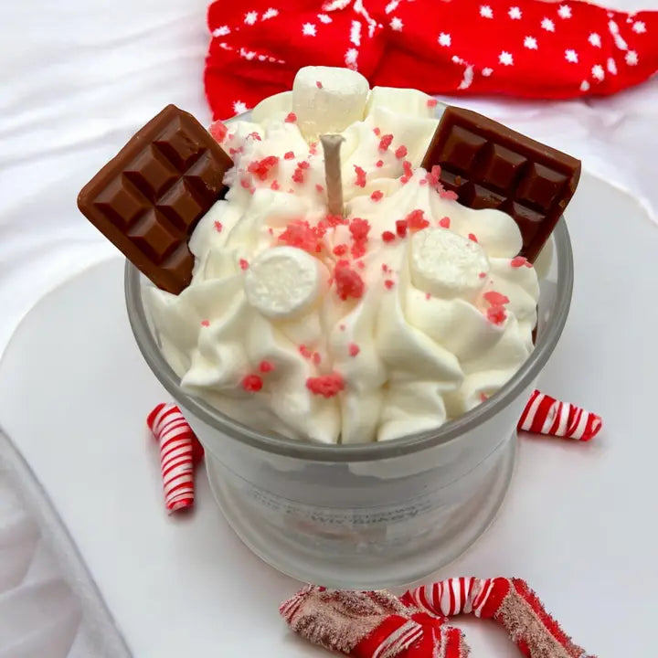 Peppermint Mocha Dessert Candle