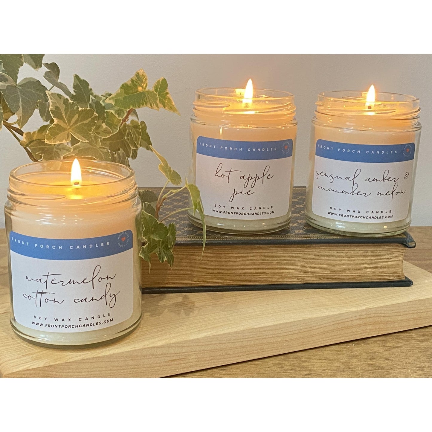 Honeysuckle & Magnolia- Blend of Honeysuckle & Magnolia.Enjoy our beautiful and aromatic Soy Candles. Made with 100% Soy Wax and our Strong Fragrance Oils (candles may come in contact with other waxes in our facility). The color of the candle will vary in shades of white and yellow. Candles are approx. 8 fluid ounces each.BURNING INSTRUCTIONS:Keep wick centered and trimmed to 1/4" at all times- (never leave unattended and watch flame- if flame is getting higher- extinguish immediately and trim the wick). Ke